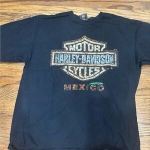 Harley-Davidson Motorcycles Mens Graphic T-Shirt XL Cancun  Short Sleeve